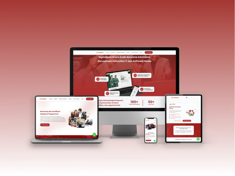 Arkatama WordPress Development Portfolio Project Thumbnail